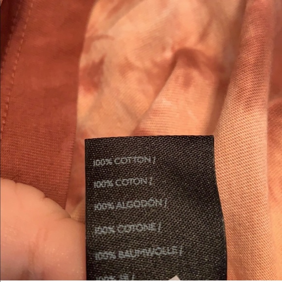 ❌SOLD❌NWT Free People Long sleeve tee Terracotta Tie Dye - Picture 8 of 8